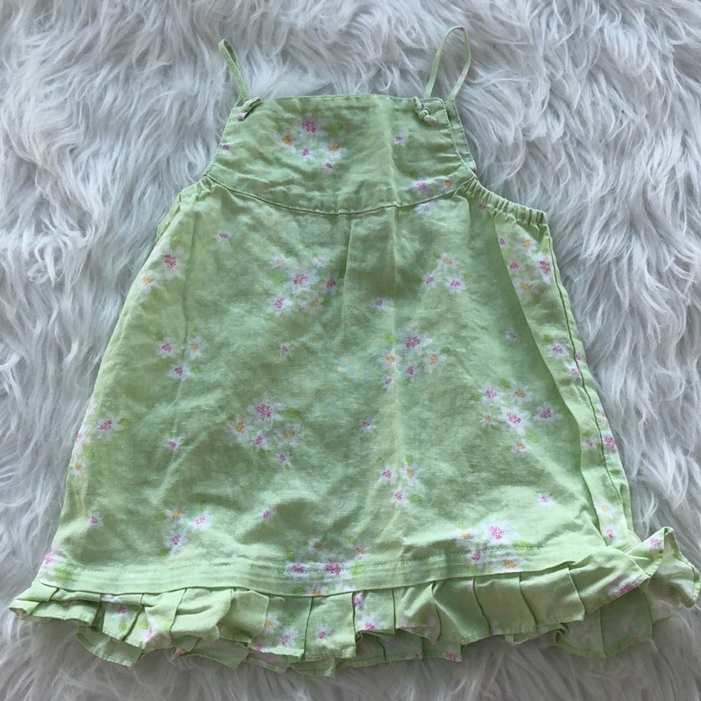NWOT!! Carter’s Pastel Green Floral Dress